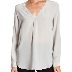 Joie Daryn silk v neck blouse